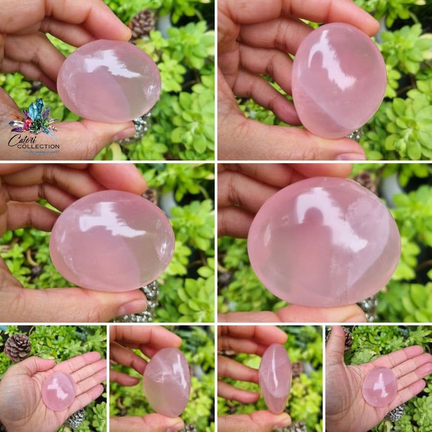 Rose Quartz Palmstone (#8)