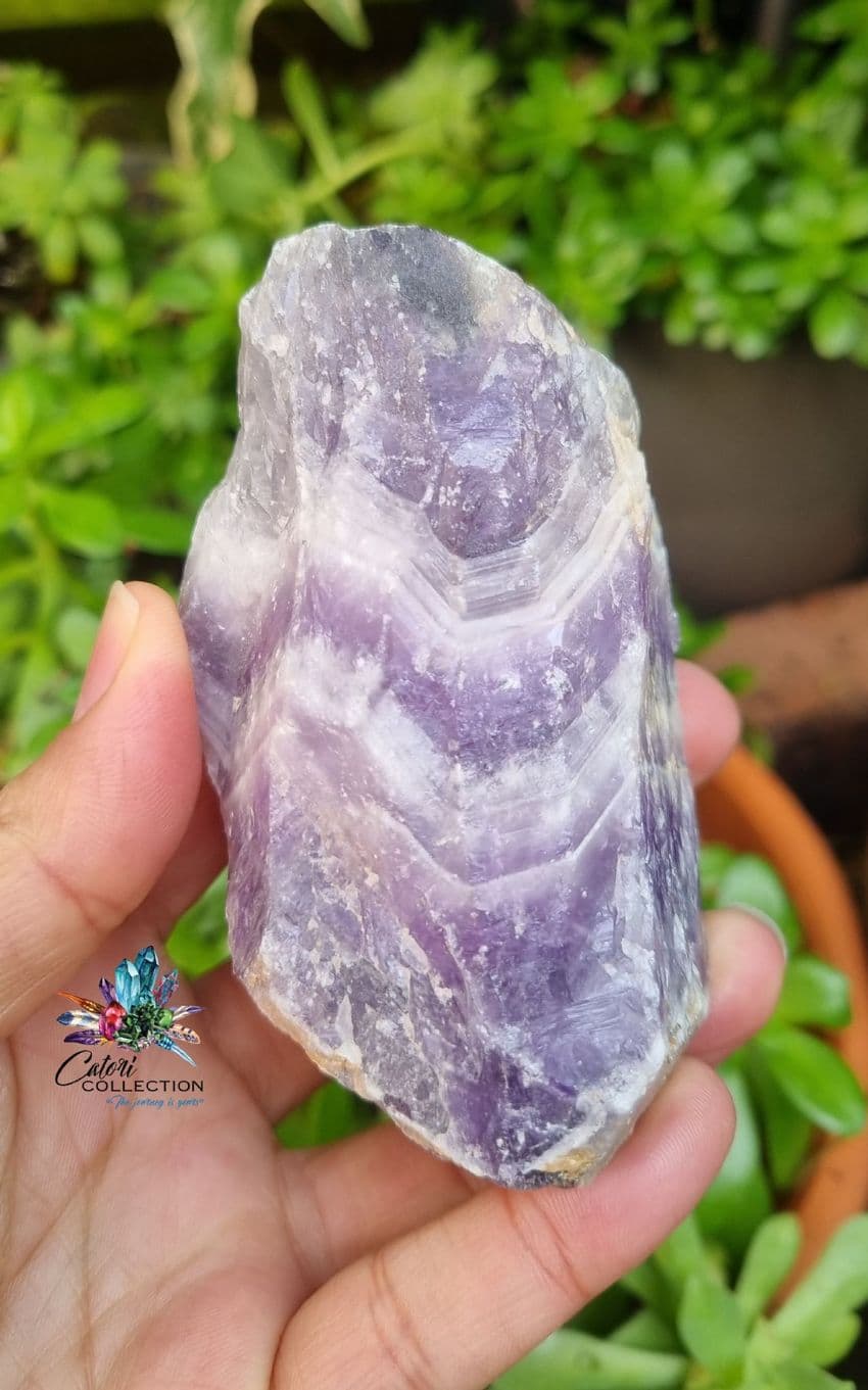 Rough Chevron Amethyst