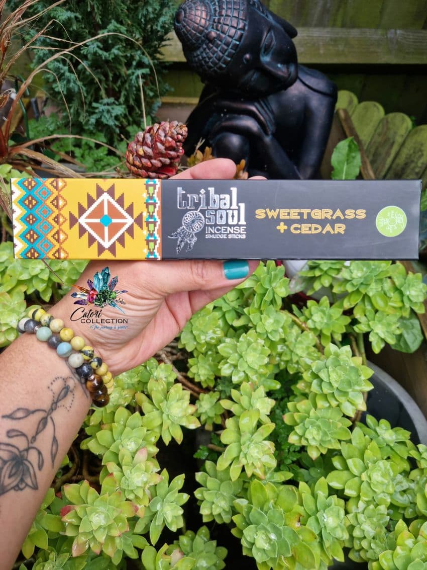 Tribal Soul Sweet Grass and Cedar Incense Sticks