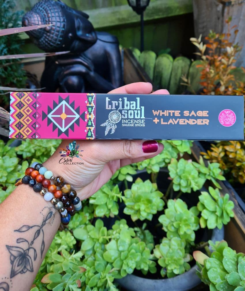 Tribal Soul White Sage and Lavender Incense Sticks