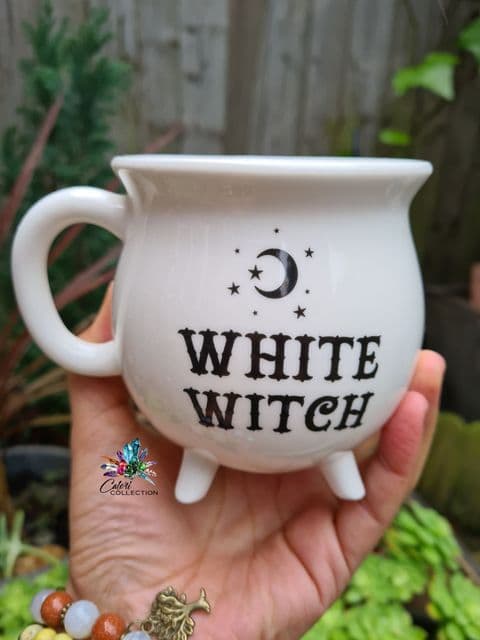 White Witch Cauldron Mug
