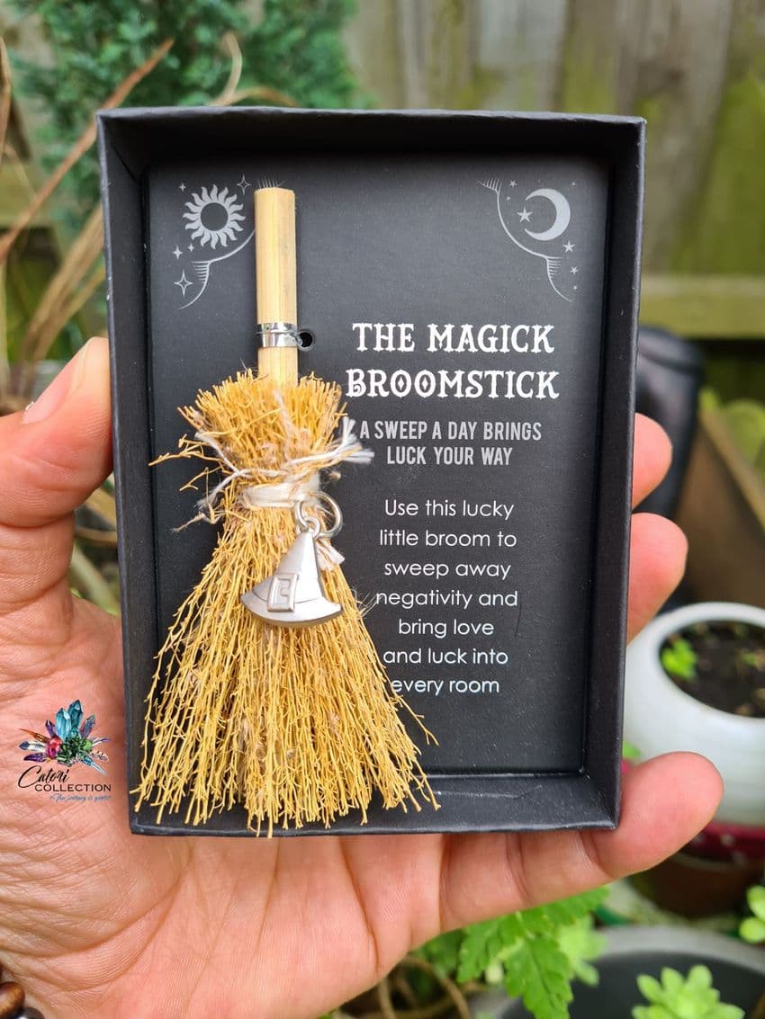 Witch Hat Mini Magick Broomstick