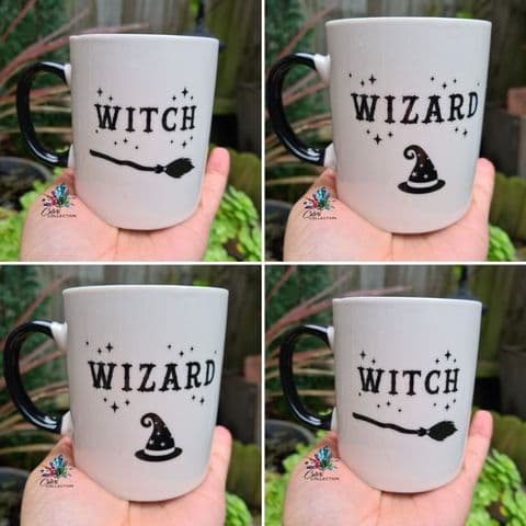 Witch & Wizard Mug Set
