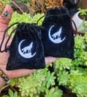 Wolf Velvet Pouch and Chakra Tumble Set