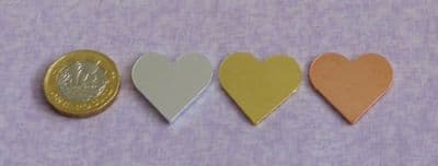 25mm heart stamping blank - laser cut - now in aluminium,brass and copper