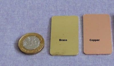25mm x 45mm  metal stamping  engraving blank - laser cut - copper or brass