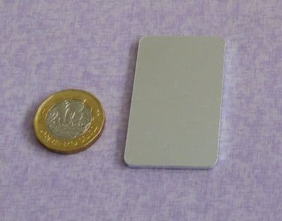 30 mm x 50mm rectangle stamping blank  - 2mm - laser cut