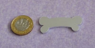 Bone metal stamping blank - 2mm aluminium  - laser cut