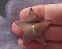 Bone shape metal stamping/engraving blank - 1.5mm stainless - laser cut