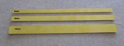 Brass cuff blanks - laser cut - 6mm, 8mm and 12mm