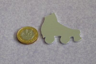 CLEARANCE -  Roller skate metal stamping blank - 2mm aluminium - laser cut