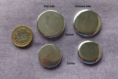 Coin pewter stamping/engraving blank - mould cast