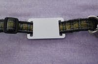 Collar pet tags metal stamping/engraving blanks - 2 sizes - aluminium, brass and copper