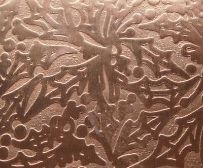 Copper textured/patterned cuff - 0.9mm copper