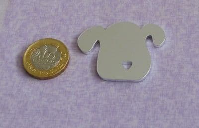 Dog head stamping blank - 2mm  - laser cut