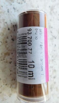 Efcolor brown cold enamel powder - efco - 10ml pot - enamelling