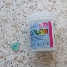 Efcolor large pot turquoise glitter cold enamel powder