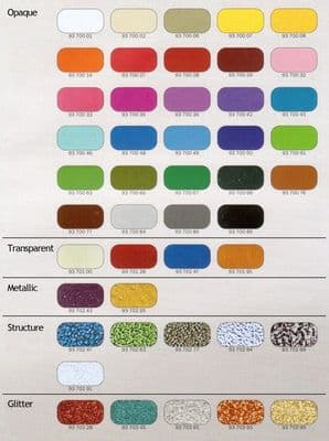 Efcolor yellow cold enamel powder - efco - 10ml pot - enamelling