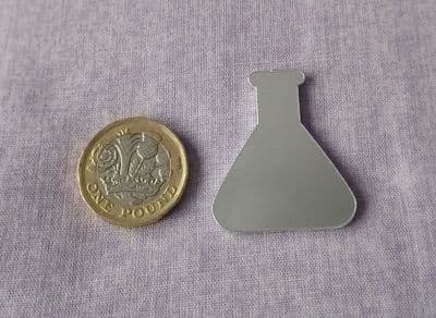 Flask metal stamping blank - laser cut - 2mm aluminium