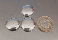 Hand poured free form pewter pebbles - stamping blanks