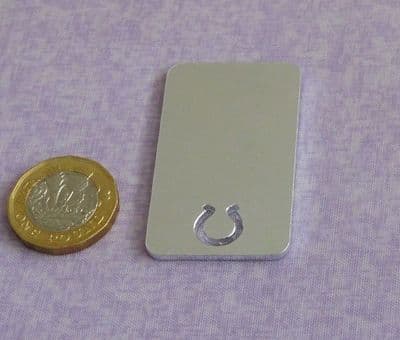 Horseshoe cut out metal stamping blank - 2mm - laser cut