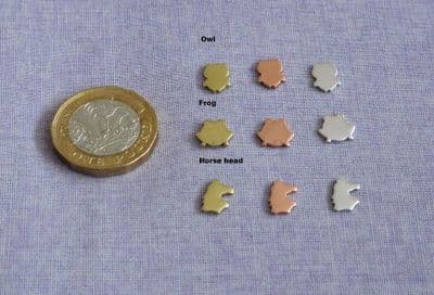 JSB custom small solderable accent metal blanks