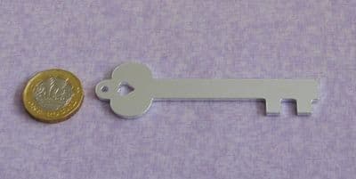 Key shape stamping blank  - 2mm - laser cut