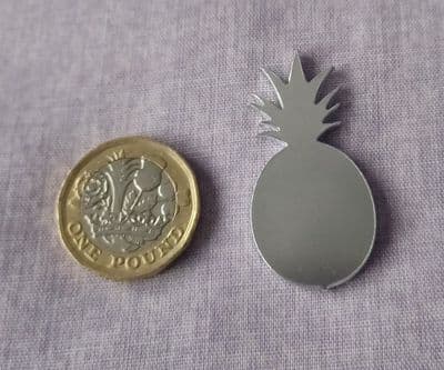 Pineapple shape metal stamping blank - 2mm aluminium- laser cut