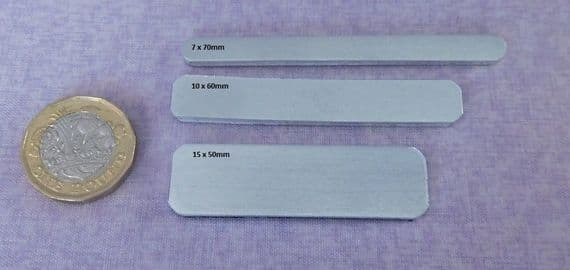 Plain ring metal stamping blanks  -  aluminium, copper or brass - guillotine cut