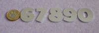 REDUCED - Number metal stamping blanks - 2mm aluminium - laser cut