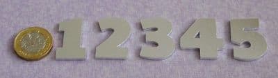 REDUCED - Number metal stamping blanks - 2mm aluminium - laser cut