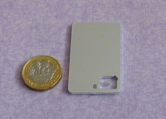 REDUCED Sewing machine/bobbin metal stamping blank - 2mm aluminium - laser cut