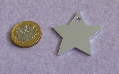 Small star in star metal stamping blank - 2mm - laser cut