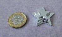 Smaller star metal stamping blank  - 4 sizes - 2mm - laser cut