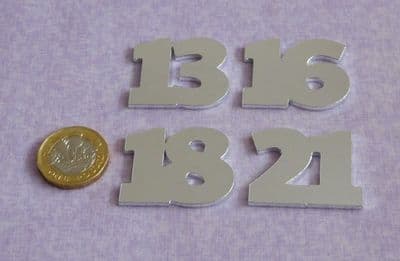 Special number metal stamping/engraving blanks - 2mm aluminium - laser cut