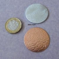 Textured die cut metal stamping blanks - perfect for layering - 1.5mm aluminium and 0.9mm copper