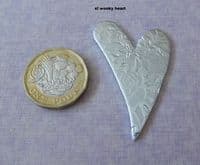 Textured die cut metal stamping blanks - perfect for layering - 1.5mm aluminium and 0.9mm copper