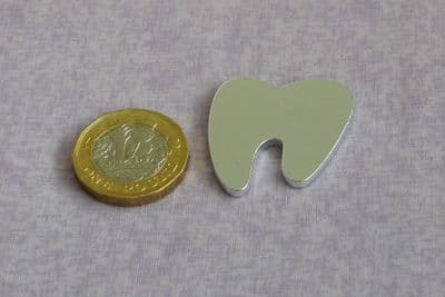 Tooth metal stamping blank - 2mm aluminium - laser cut