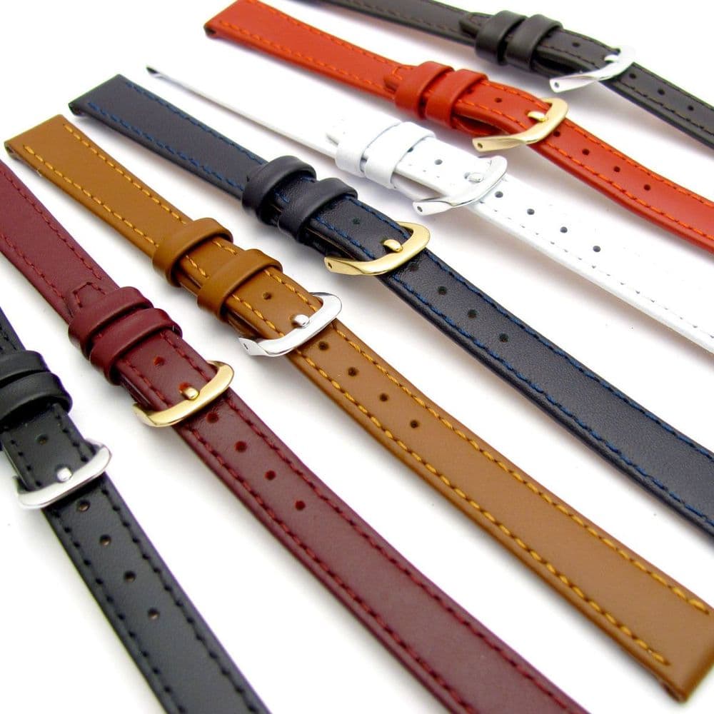 CONDOR Calf Leather Ladies Watch Strap 10mm 12mm 14mm 124R