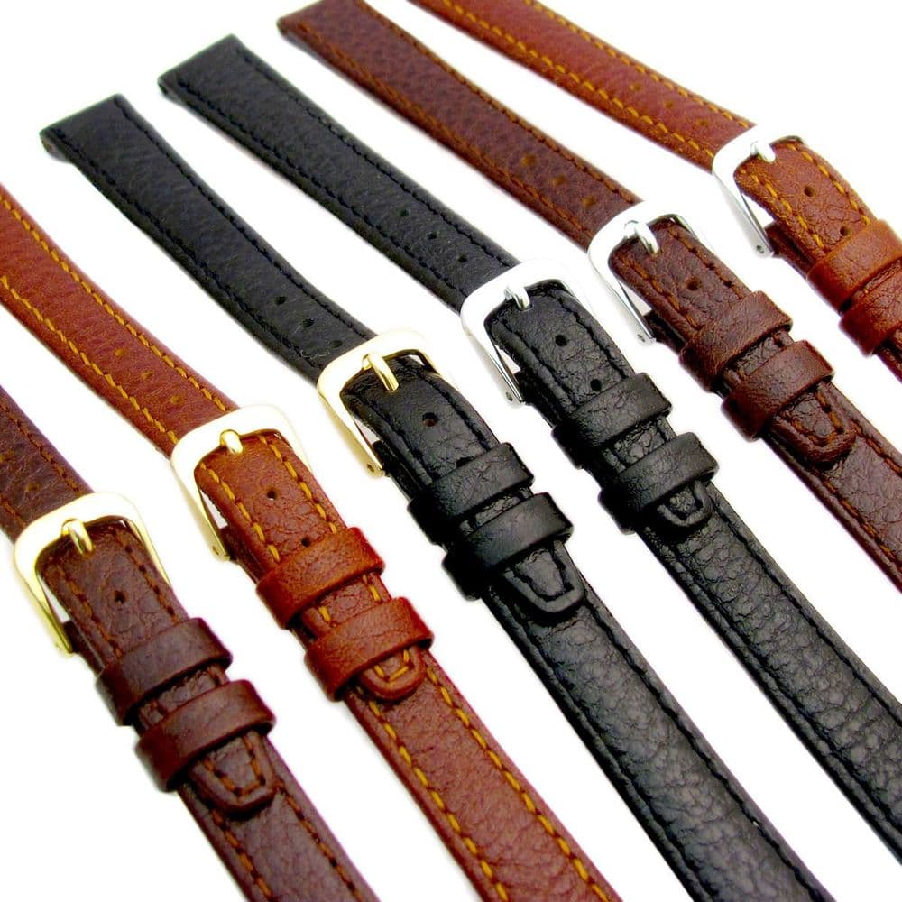 CONDOR Leather Watch Strap Buffalo Grain 8mm 10mm 12mm 14mm 086R