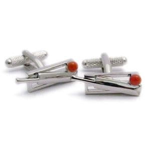 Cricket Bat and Ball Novelty Cufflinks Gift Boxed CK750