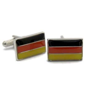 Germany Deutschland German Flag Cufflinks by Onyx-Art New Boxed CK666
