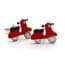 Motor Scooter Moped Cufflinks Cuff Links Mod New by Onyx-Art CK384