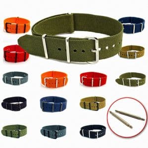 NATO Military Webbing Watch Strap C046