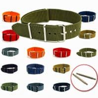 NATO Military Webbing Watch Strap C046