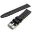 Super Padded Croc Grain Leather Watch Strap Contrast Stitched 6 Colours