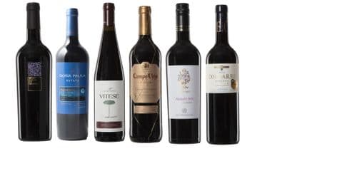 Oval Mixed Red Wine Case