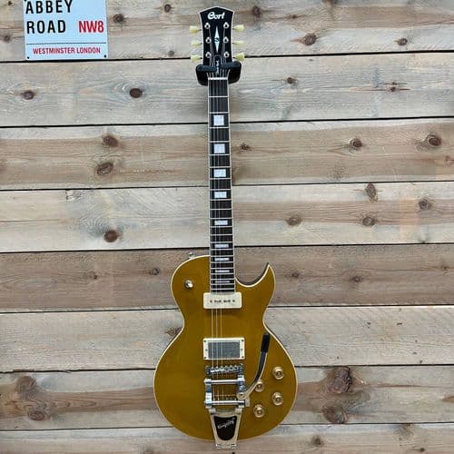 Cort CR200BV Bigsby Vibrato Gold Top