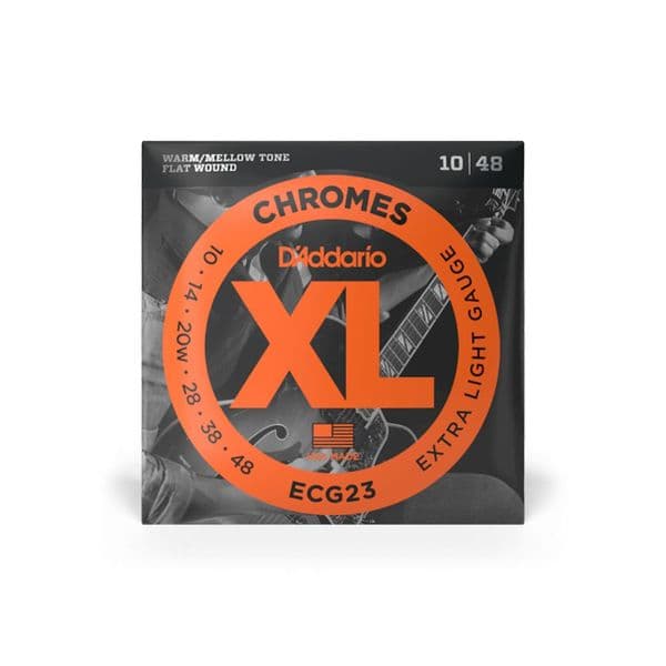 D'addario XL Chromes Flatwound 10-48 Extra Light Electric