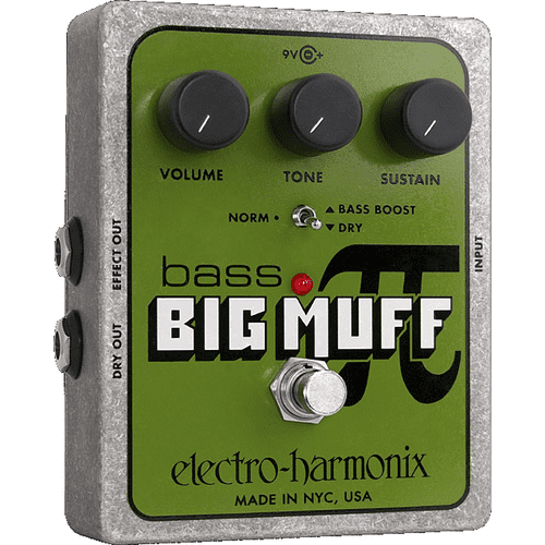Electro Harmonix Bass Big Muff PI Effects Pedal EHX Distortion Sustainer